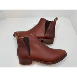 Nisolo Eva Everyday Chelsea Boot Auburn Leather Women’s 6.5 - New